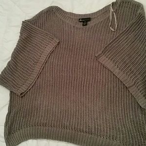 Grey sweater with sparkly